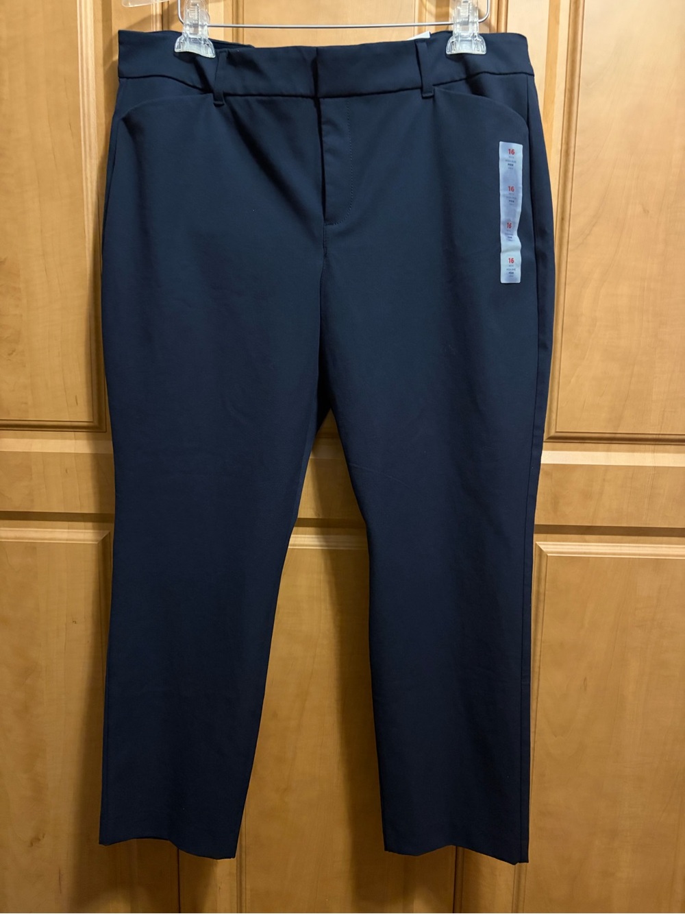 Old Navy Navy Straight-Leg Women's Pants